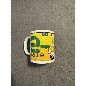 Dilbert Coffee Mug Y2K Cartoon 2000s "E-male" Funny Office Humor Scott Adams